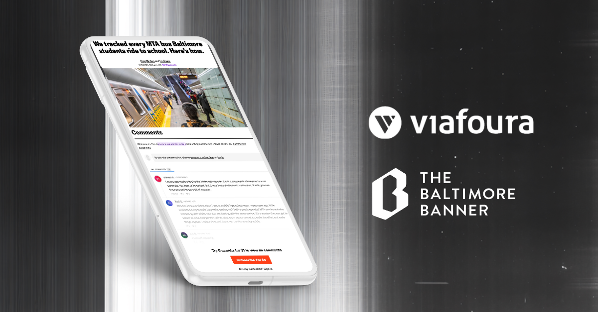 The Baltimore Banner Launches New Era of Community Engagement with Viafoura Tools!