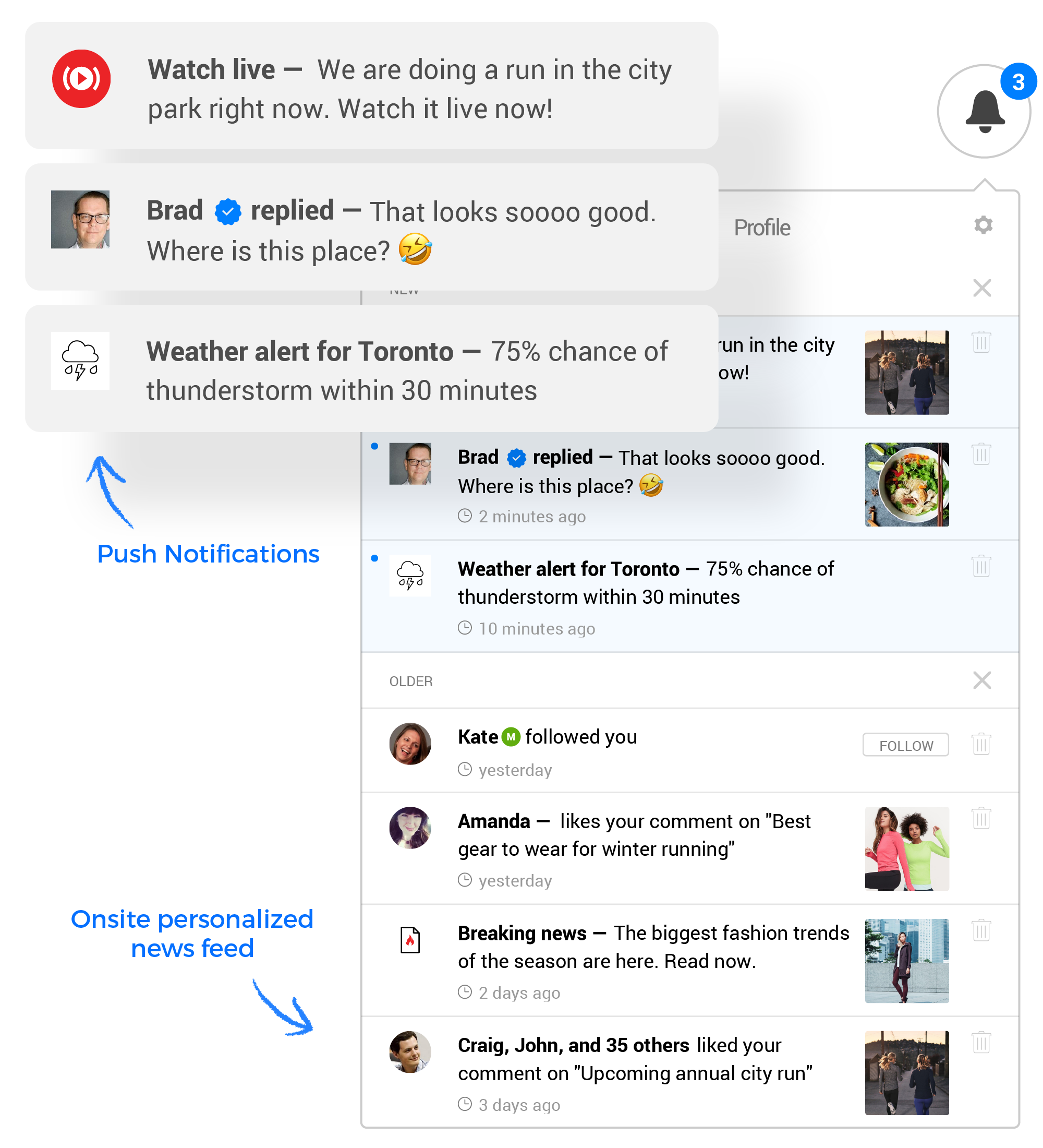 Viafoura Notifications