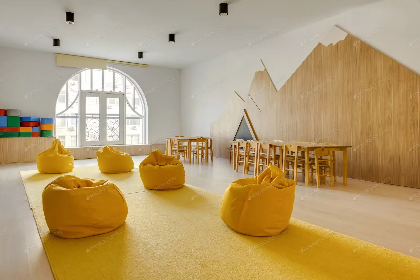 An empty daycare